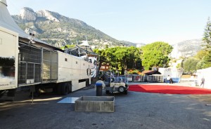 Monte Carlo Zirkusfestival 2014. Der Aufbau beginnt...