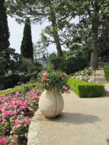 Der Rosengarten von Villa Ephrussi de Rothschild