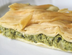 Die ligurische Torta Verde. Eine Spezialität der Region