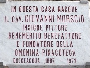Dolceacqua. Geburtshaus von Giovanni Morscio