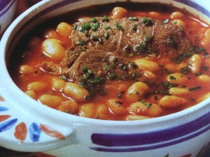 Fagioli con capra- Bohnen mit Ziegenfleisch