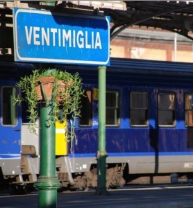 Am Bahnhof von Ventimiglia
