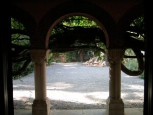 Bordighera, im Urlaub an der italienischen Riviera in Ligurien. Bicknell Museum