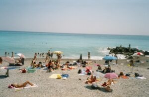 Bordighera am Strand. Urlaub im Ferienhaus an der italienischen Riviera in Ligurien