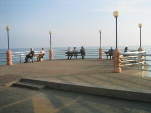 Bordighera. Urlaub im Ferienhaus an der italienischen Riviera in Ligurien.