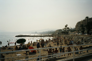 Der Strand von Cannes