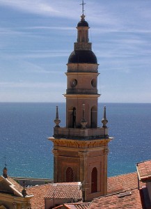 Menton an der französischen Riviera.Kathedrale Sain Michel