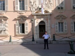 Fürstentum Monte Carlo.Schloss. Urlaub an der italienischen Riviera im Ferienhaus in Ligurien