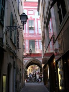 San Remo. Altstadt. Urlaub in Ligurien an der italienischen Riviera