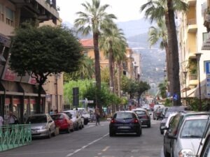 Ventimiglia. Urlaub an der italienischen Riviera in Ligurien.