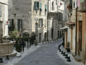 Ventimiglia in der Altstadt.Urlaub an der italienischen Riviera im Ferienhaus Casa Rochin in Ligurien