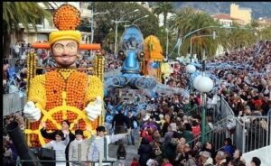 Menton. 81.Zitronenfest 2014. Urlaub an der italienischen Riviera in Ligurien