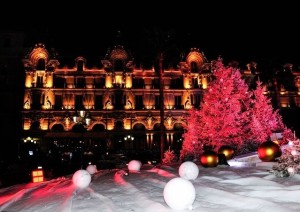 Fürstentum Monaco Weihnachtsstimmung