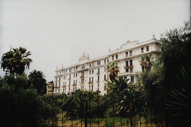 die Ruine von Hotel Angst Bordighera