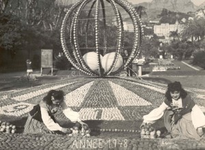 Das Zitronenfest von Menton an der Riviera 