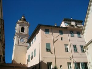 Bordighera an der italienischen Riviera in Ligurien. Centro Storico