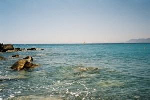 Bordighera. Unsere kleine Bucht. Urlaub an der italienischen Riviera in Ligurien