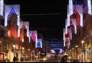 Nizza. Festliches Weihnachten