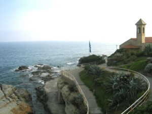 Bordighera. Cap Ampelio. Urlaub an der italienischen Riviera in Ligurien