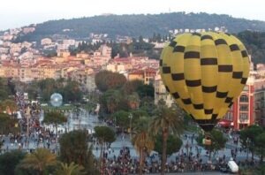 Nizza. Côte d'Azur.Feier zum 1. Jahrestag der Promenade du Paillon