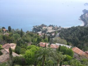 Roquebrune Blick von der mittelalterlichen Burg