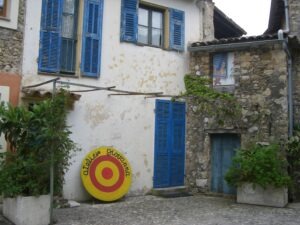 Roquebrune. Atelier. Urlaub an der italienischen Riviera in Ligurien.