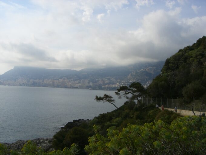 Le Corbusier mit Blick auf Monte Carlo