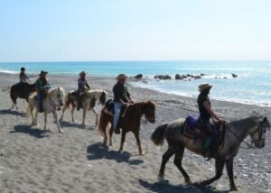 Centro Equestre Val Nervia. Camporosso bei Dolceacqua in Ligurien an der italienischen Riviera