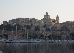 Imperia an der italienischen Riviera in Ligurien