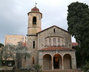 Die Englische Kirche in Bordighera an der Blumenriviera