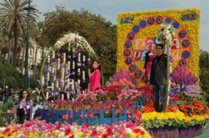 Blumenkorso San Remo am 8. März