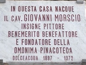 Dolceacqua. Geburtshaus von Giovanni Morscio
