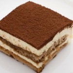 Das Dessert Tiramisu