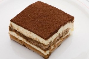 Das Dessert Tiramisu