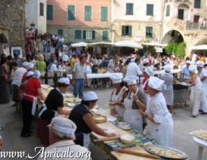 Apricale feiert das Fest der Pansarole