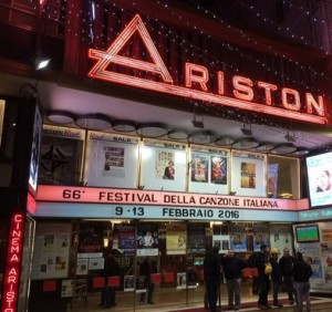 Das 66. Musikfestival von San Remo findet wie immer im Theater Ariston statt.