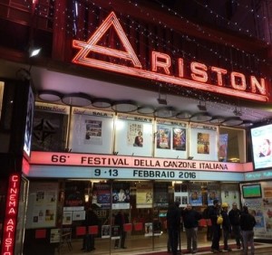 Das 66. Musikfestival von San Remo findet wie immer im Theater Ariston statt.