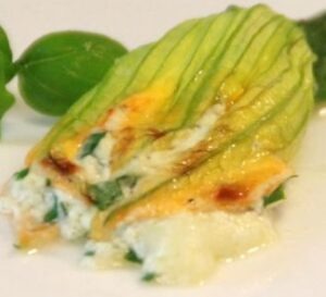 Zucchini Blueten gefuellt