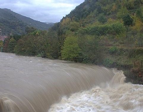 Die Nervia wird zum reissenden Strom