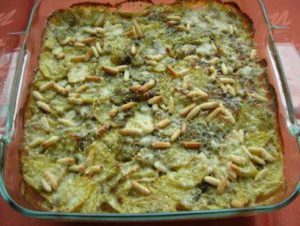 Kartoffelgratin mit Pesto