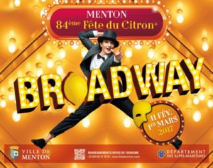 Zitronenfest in Menton Thema Broadway