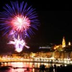 Menton. Feuerwerk Zitronenfest