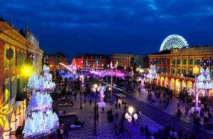Weihnachtsstimmung in der Altstadt von Nizza