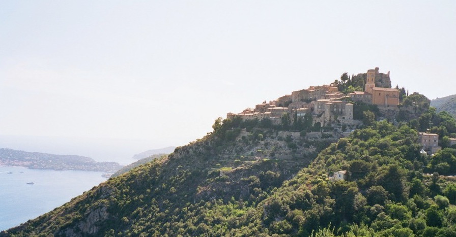 Blick auf Eze Village und Saint Jean Cap Ferrat