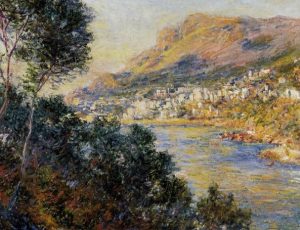 Claude Monet. Blick von Roquebrune auf Monte Carlo