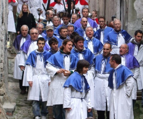 Karfreitag Prozession in Ligurien